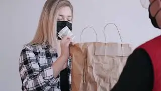Free Stock Footage (Online Shopping, Delivery during Pandemic) HD - OneStockShop RoyaltyFreeFootage