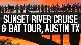 Austin Sunset River Cruise and Bat Tour
