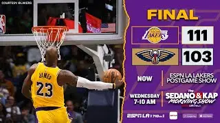 LeBron & Luka Lead The Lakers past the Pelicans 😤 - ESPN LA Lakers Postgame Show