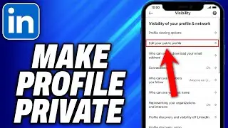 How To Make LinkedIn Profile Private - Easy Fix