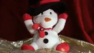Lutèce Créa. , spécialiste des automates, présente son automate musical de Noël : bonhomme de neige