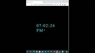 Digital Clock With HTML, CSS and JavaScript Source Code 