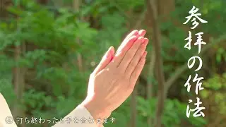 【神社参拝】～作法～すでにご存じの方も多い「二拝二拍手一拝」ですが、改めてその作法を動画に収めました。