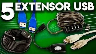 5 Tipos de Extensor USB 2.0, 3.0, Amplificado, HUB e Rede Lan