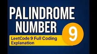 LeetCode 9: Palindrome Number | Fast Coding Demo ⚡#leetcode #shorts #coding #dsa #programming #viral