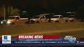 Man dies in rollover near Davis-Monthan Air Force base, shuts down traffic for hours