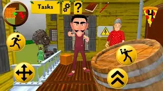 ПРОХОЖДЕНИЕ ЦЕЛОЙ СЕМЕЙКИ СОСЕДА! // Neighbor Family Secret.Scary Escape 3D