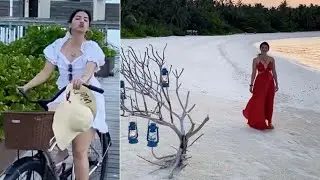 Actress Mehrene Kaur Enjoying In Maldives | MS Entertainments