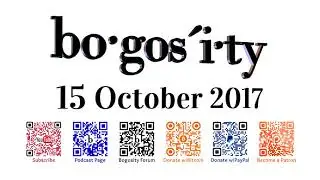 Bogosity Podcast for 15 October 2017