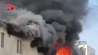 Hatay&rsquo;da İş&ccedil;ilerin Kaldığı Konteynerlerde Yangın