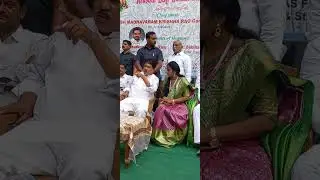 Kukatpally TRS MLA Sri Madhavaram Krishna Rao speaking to GANAMAS Founder Smt. Kalyani Choudhary.(3)