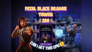 [MK mobile]Black Dragon tower 200(Round:1)🐉💥