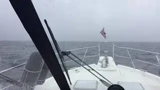 Bayliner 4788 в 5-футовом море залива Аляска