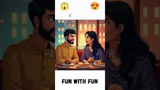 Pathan bhai apni biwi ke sath aik buhat bare hotel gaya #funny #tiktok #comedy #funnyjokes