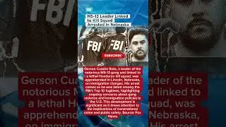 MS-13 KILL SQUAD Leader CAPTURED in Shock Arrest! #Shorts #MS13 #TrueCrime
