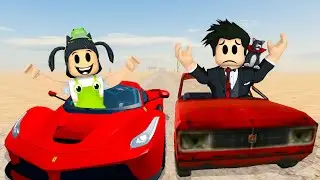 CARRO LATA VELHA  QUEBRADO COM CARRO BONITO | Roblox