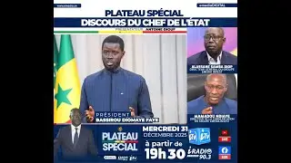 🛑 |DIRECT| PLATEAU SPÉCIAL DISCOURS DU CHEF DE L’ÉTAT