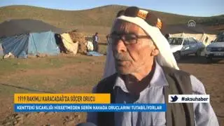 1919 Rakımlı Karacadağ'da G&ouml;&ccedil;er Orucu