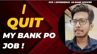 I Resigned from my Bank PO Job 🥷|| Tough Decision 🌝....The Best ever Exprience I have....forever ❤️