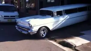 Chic Chevs 57 white limo progress!
