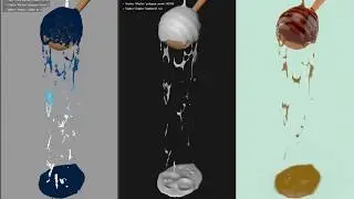 Honey Cinema 4D and RedShift and  realflow