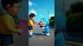 Nobita and Sunio Found Doramon😻#aianimation #cat #cuteai #funny #shorts #animanimals #kawii #fluffy