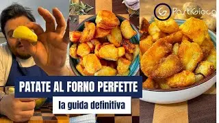 PATATE AL FORNO - PATATE ARROSTO ,tutti i segreti e trucchi per farle perfette, definitive,croccanti