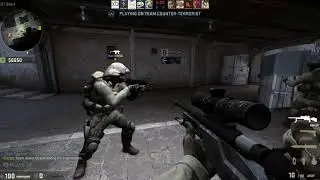 CSGO Dust 2 Competitive Gameplay
