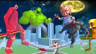 Franklin Become Titan, Hulk and Killer doll Or kill the Monsters in Indian bike driving 3d