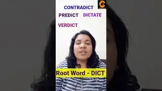 Vocabulary Viral Trick 🔥 | Root Word Dict | English by @EduSolace  | Rasika Ma'am | #shorts | #yt