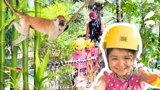 JILLYJOY Twins CLIMB Wild Jungle Adventure with Dad!