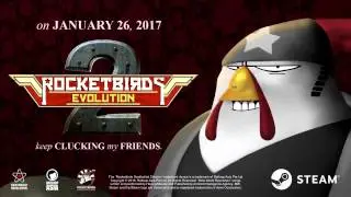 Rocketbirds 2: Evolution (Ratloop Asia): Steam Launch Date Announcement