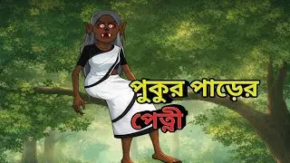 পুকুর পাড়ের পেত্নী 😱 | ভৌতিক রূপকথার গল্প | Bangla Cartoon