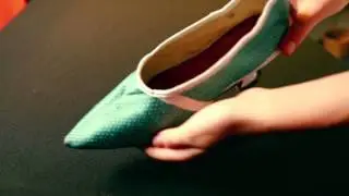 Reproduction 18th-Century Silk Slippers