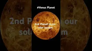 Venus is the&nbsp;2nd planet from the sun and is the brightest natural object in the night sky after moon