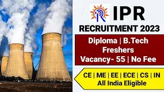 IPR Recruitment 2023|DAE IPR Recruitment 2023|IPR Vacancy 2023|IPR Notification 2023|DAE New Vacancy