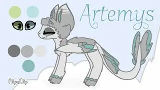 My Artic fury oc! Artemys💙 read desk