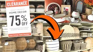HOBBY LOBBY 75% OFF CLEARANCE DECOR SHOP WITH ME & HAUL | BEST PRICES FOR FALL 2022!
