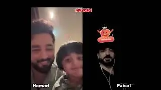 Hamad e seu sobrinho conversam com Faisal. 