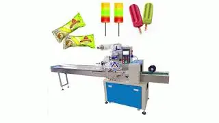 ATM 250B Automatic Ice Cream Stick Popsicle Pillow Packing Machine, ice cream packing machine