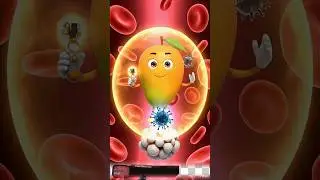 Mango Fruit AI Video | Energy Boost & Digestion Animation | Unreal Engine Style. day-13 done✅ #short