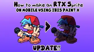 How to make an RTX type of sprite sheet using ibis paint X (UPDATED!)