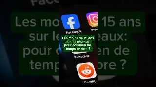 Les moins de 15 ans sur les r&eacute;seaux sociaux : pour combien de temps encore ?