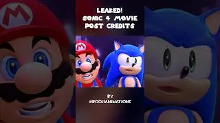 Leaked Sonic 4 Movie Post Credits!! #sonic #sonicmovie #blender #animation #mario #pacman