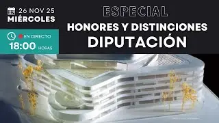 🔵 GALA HONORES Y DISTINCIONES - Diputaci&oacute;n de Granada  | 26 de noviembre 2025 | PTV Granada HD