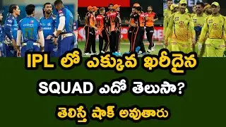 IPL 2021 Auction | Most Expensive IPL Squad In 14th Edition | SRH | MI | KKR | CSK | Telugu Buzz