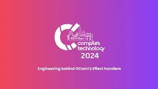 Engineering behind OCaml's Effect handlers | Manas Jayanth | IICT'24