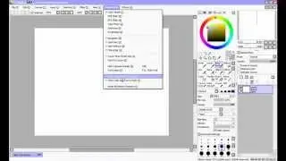 Настраиваем и знакомимся с рабочим местом в Easy Paint Tool SAI