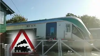 Irish Rail 22000 Class ICR - Clonsilla Level Crossing. 18/9/2019.