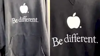 Close Look At BALENCIAGA Apple Hoodie